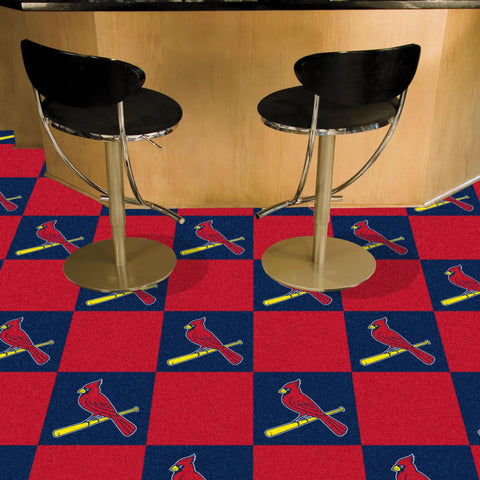 St. Louis Cardinals Team Carpet Tiles 18"x18" tiles 