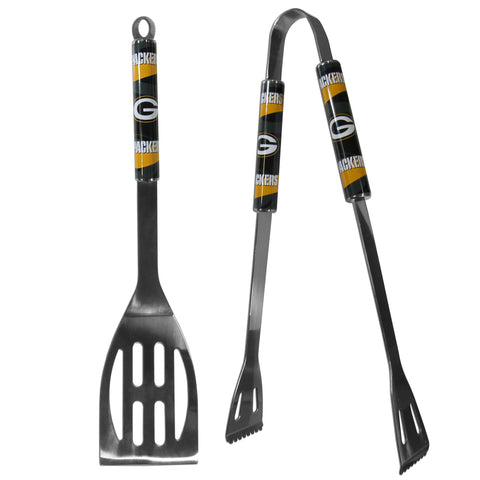 Green Bay Packers 2 pc Steel BBQ Tool Set