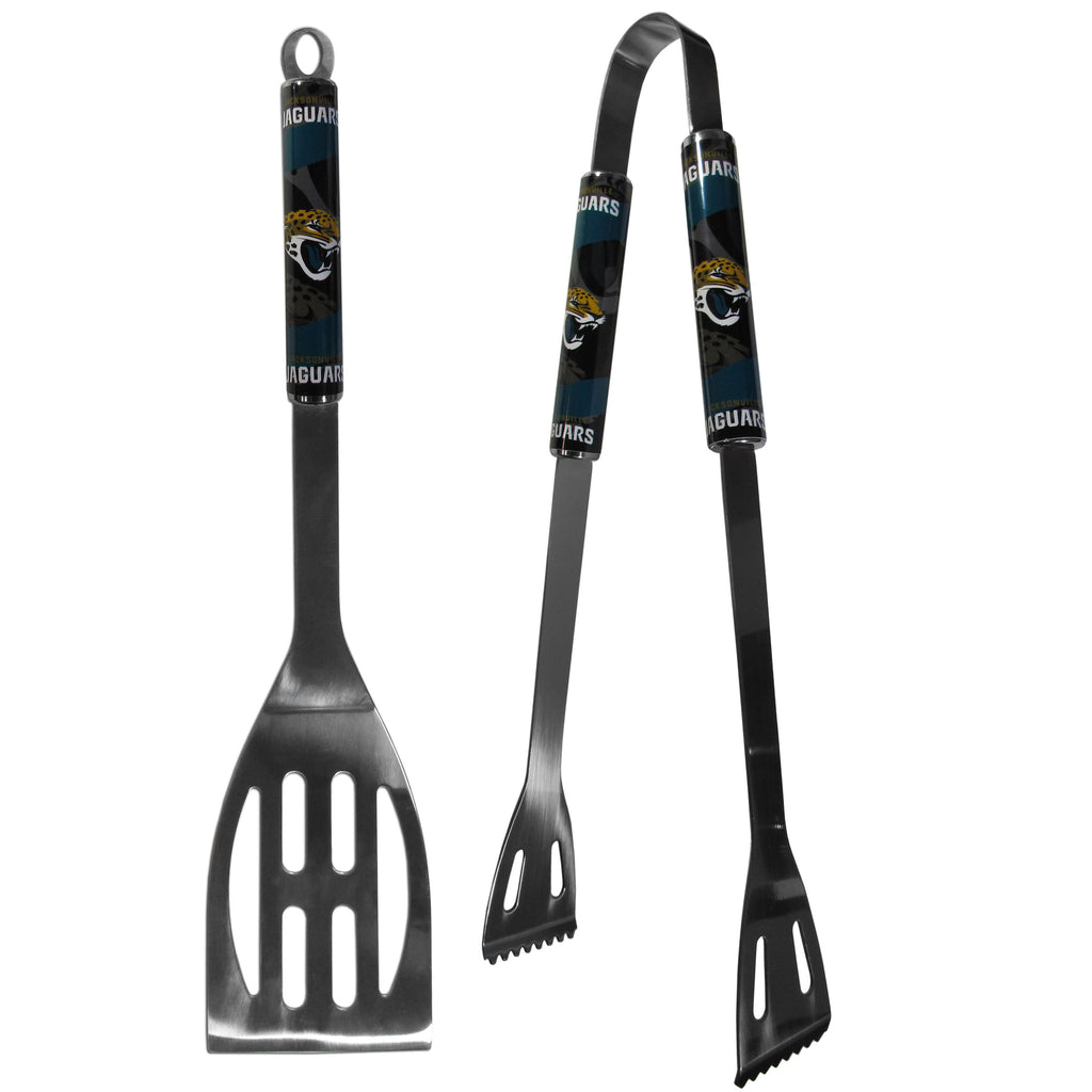 Jacksonville Jaguars 2 pc Steel BBQ Tool Set