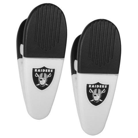 Oakland Raiders   Mini Chip Clip Magnets 2 pk 