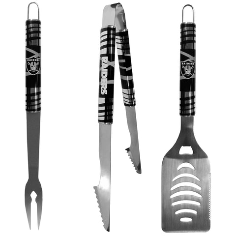 Oakland Raiders   3 pc Tailgater BBQ Set 