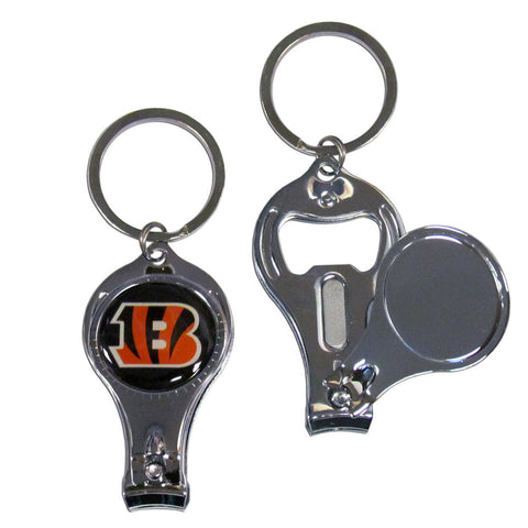 Cincinnati Bengals Nail Care/Bottle Opener Key Chain