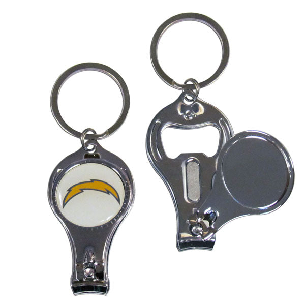 Los Angeles Chargers Nail Care/Bottle Opener Key Chain