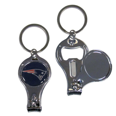 New England Patriots Nail Care/Bottle Opener Key Chain