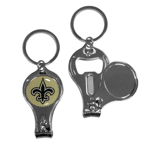 New Orleans Saints Nail Care/Bottle Opener Key Chain