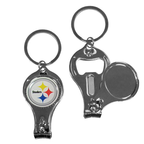 Pittsburgh Steelers Nail Care/Bottle Opener Key Chain