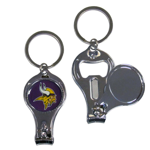 Minnesota Vikings Nail Care/Bottle Opener Key Chain