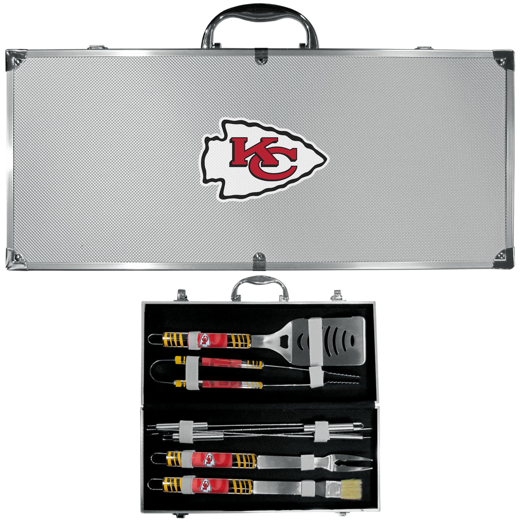 Kansas City Chiefs 8 pc BBQ Set - Tailgater