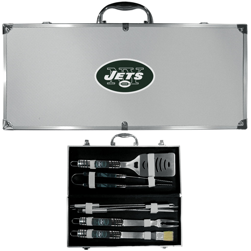 New York Jets 8 pc BBQ Set - Tailgater