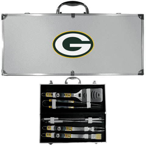 Green Bay Packers 8 pc BBQ Set - Tailgater