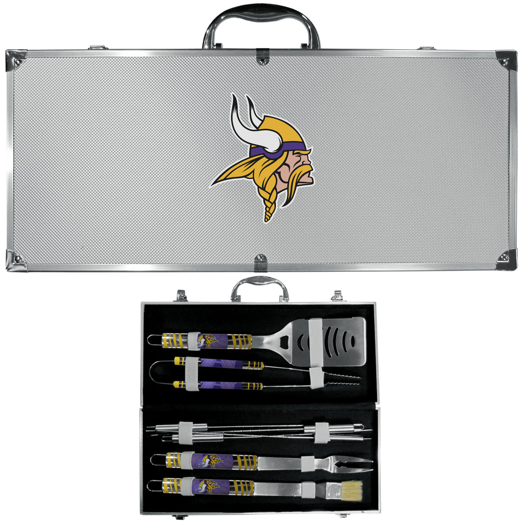 Minnesota Vikings 8 pc BBQ Set - Tailgater