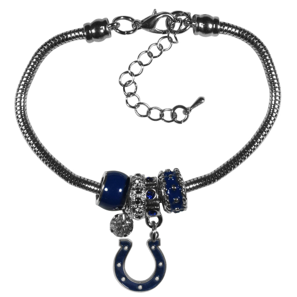 Indianapolis Colts Euro Bead Bracelet