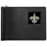 New Orleans Saints Leather Bifold Wallet