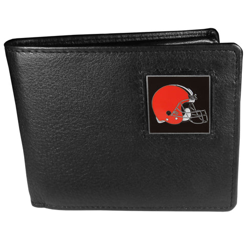 Cleveland Browns Leather Bifold Wallet