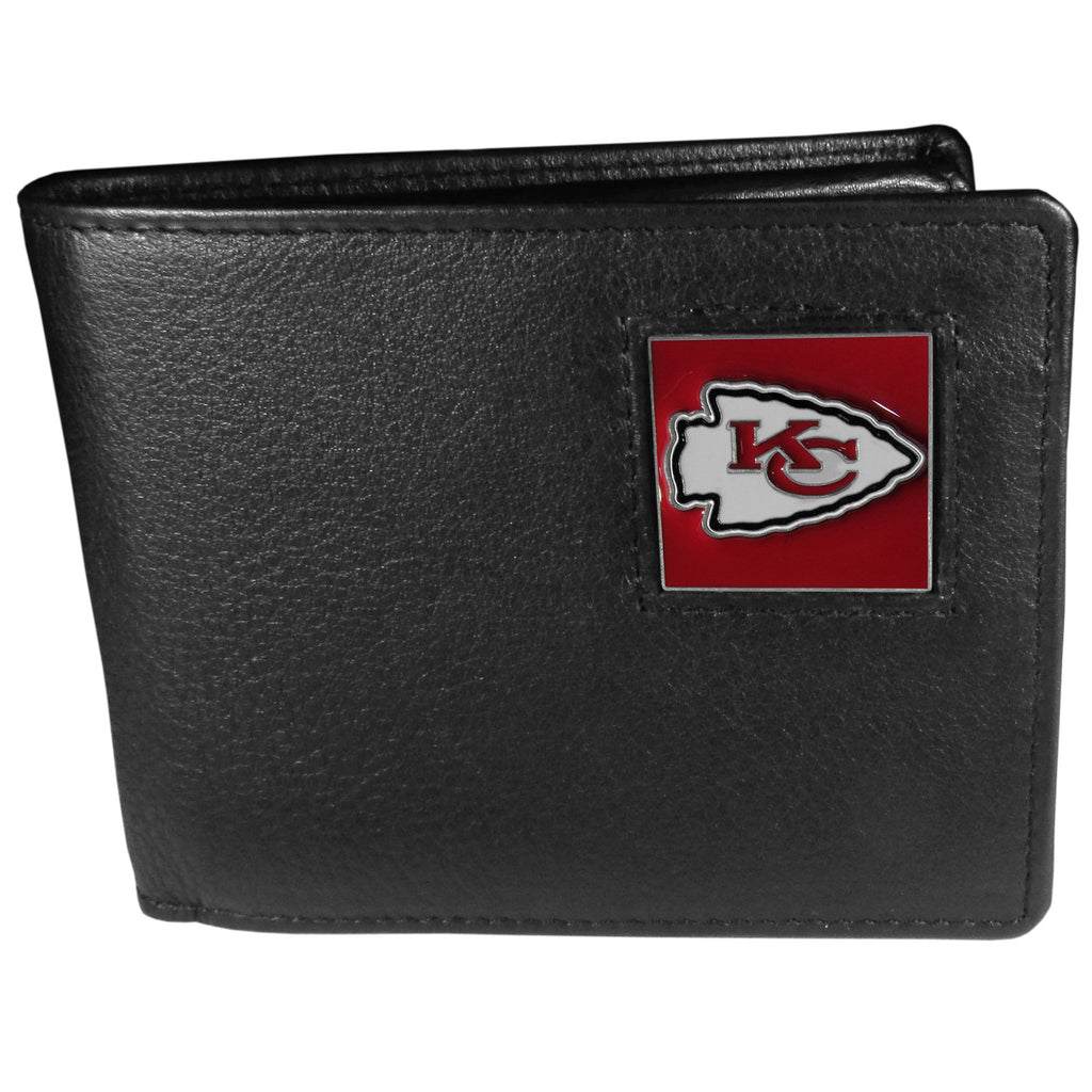 Kansas City Chiefs Leather Bifold Wallet