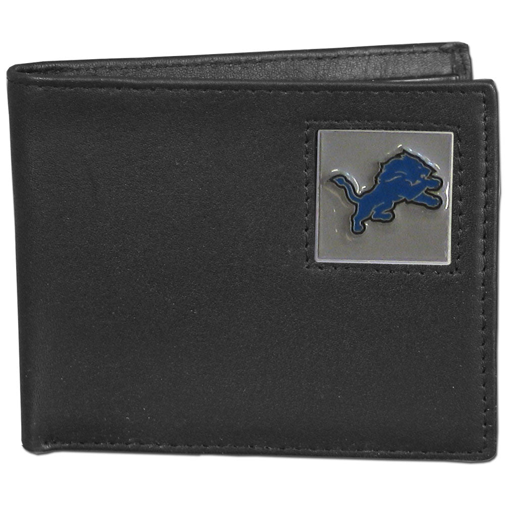 Detroit Lions Leather Bifold Wallet