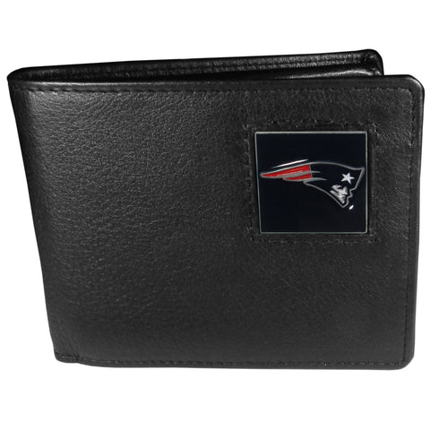 New England Patriots Leather Bifold Wallet