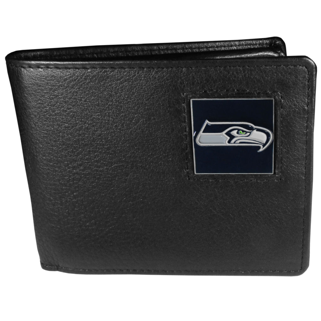 Seattle Seahawks Leather Bifold Wallet