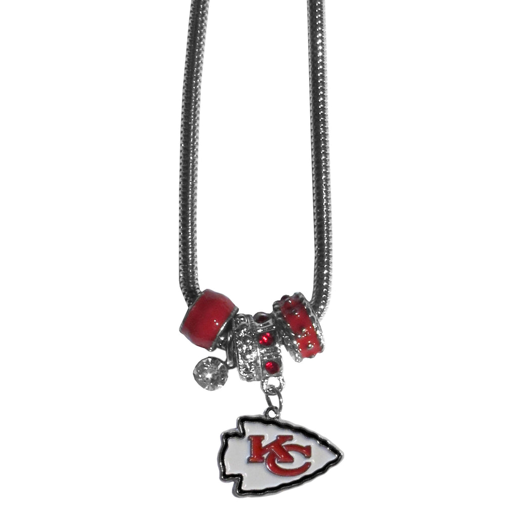 Kansas City Chiefs Euro Bead Necklace