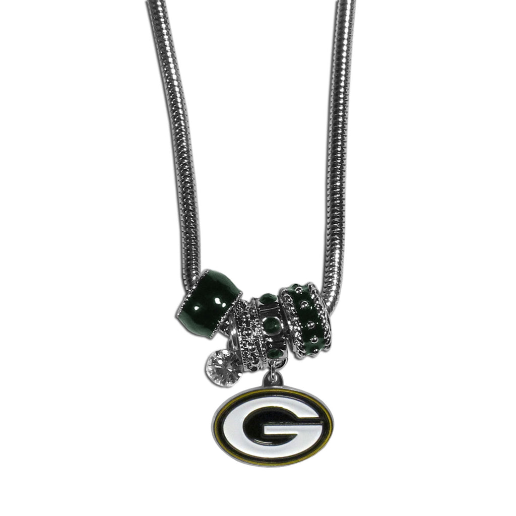 Green Bay Packers Euro Bead Necklace