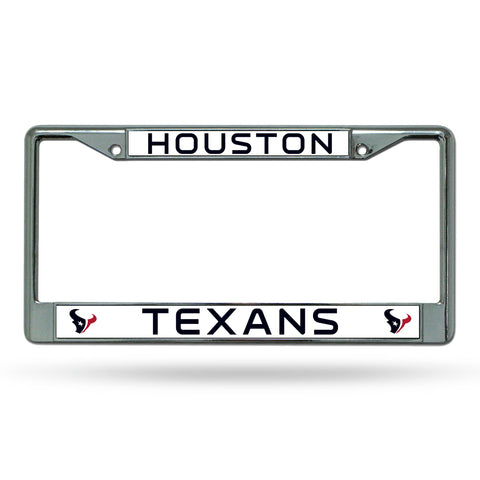 Houston Texans License Frame - Chrome
