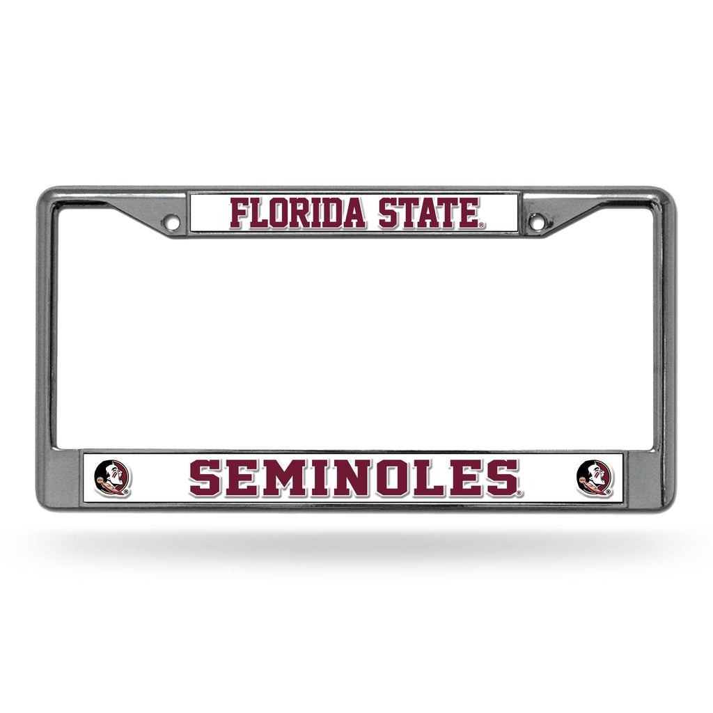 Florida State Seminoles License Frame - Chrome