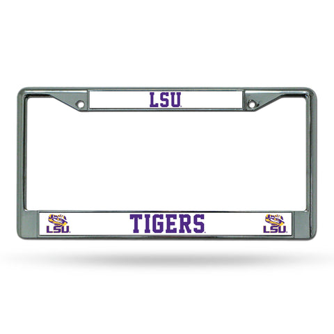 LSU Tigers License Frame - Chrome