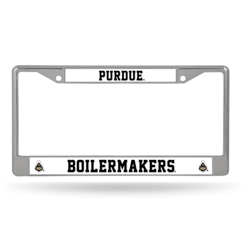 Purdue Boilermakers License Frame - Chrome