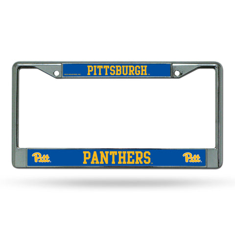 Pittsburgh Panthers License Plate Frame Chrome Printed Insert