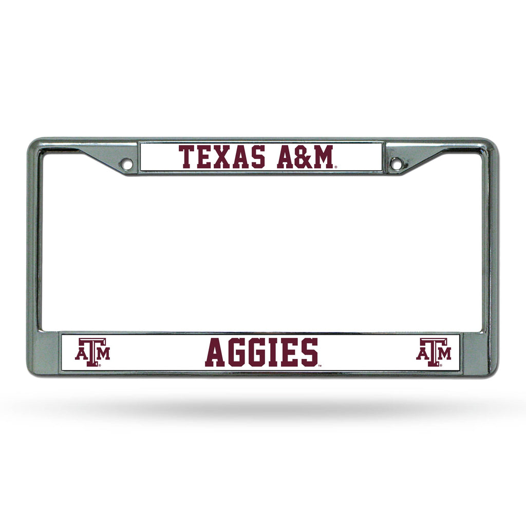 Texas A&M Aggies License Frame - Chrome