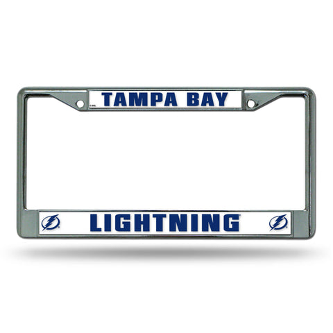 Tampa Bay Lightning License Frame - Chrome