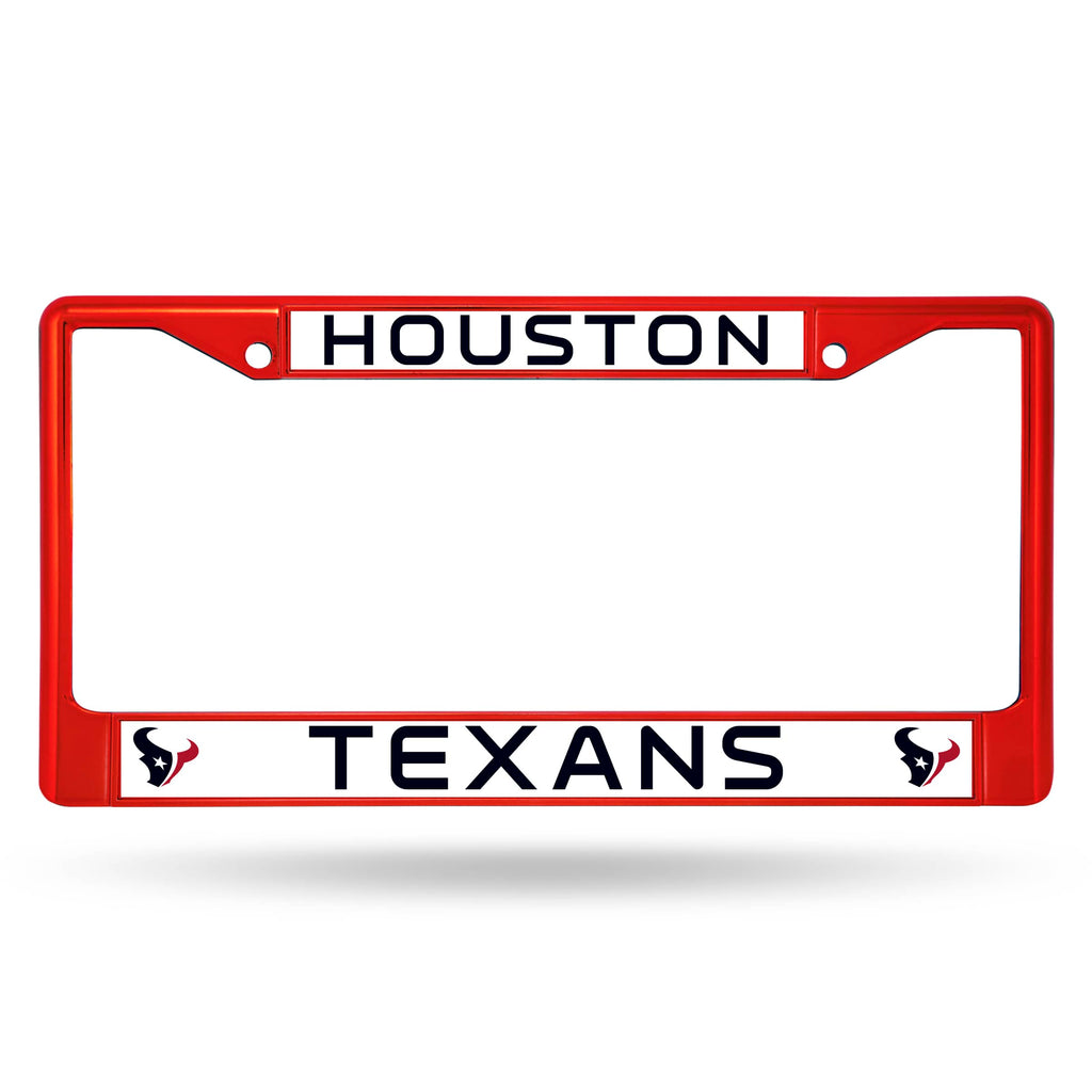 Houston Texans Chrome License Frame