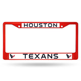 Houston Texans Chrome License Frame