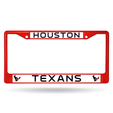 Houston Texans Chrome License Frame