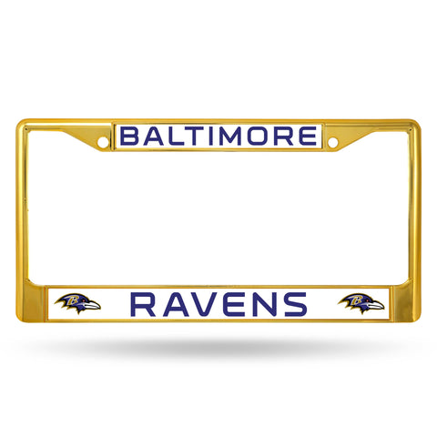 Baltimore Ravens Chrome License Frame