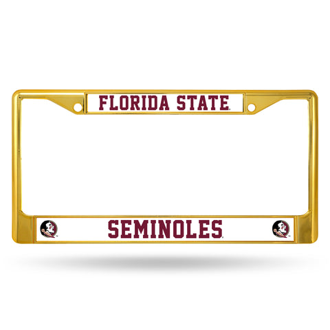 Florida State Seminoles Chrome License Frame - Colored