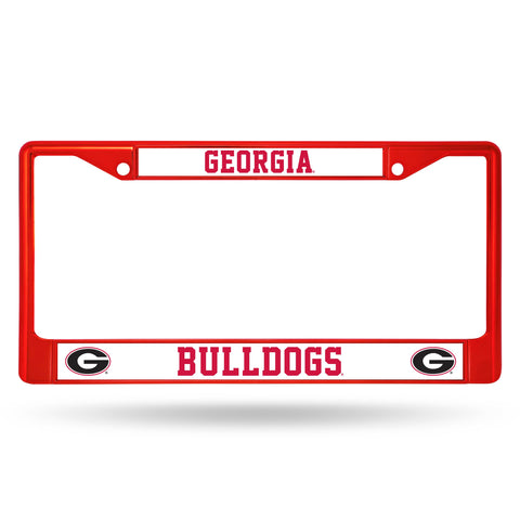 Georgia Bulldogs Chrome License Frame - Colored