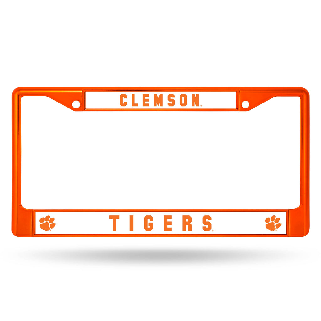 Clemson Tigers Chrome License Frame - Colored