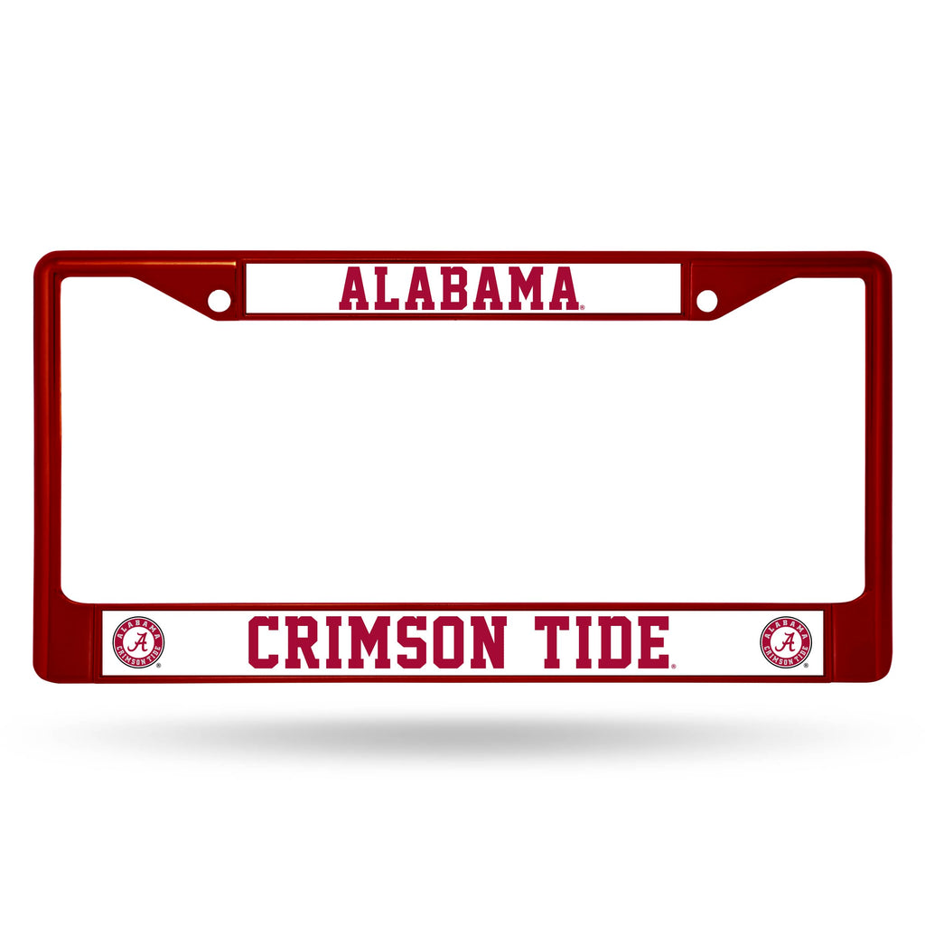 Alabama Crimson Tide Chrome License Frame - Colored