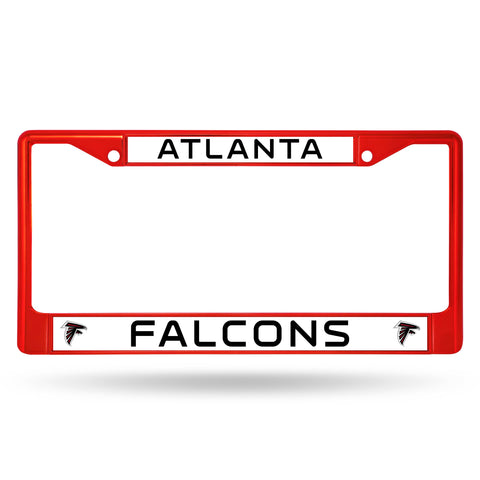 Atlanta Falcons Chrome License Frame - Colored