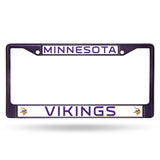 Minnesota Vikings Chrome License Frame