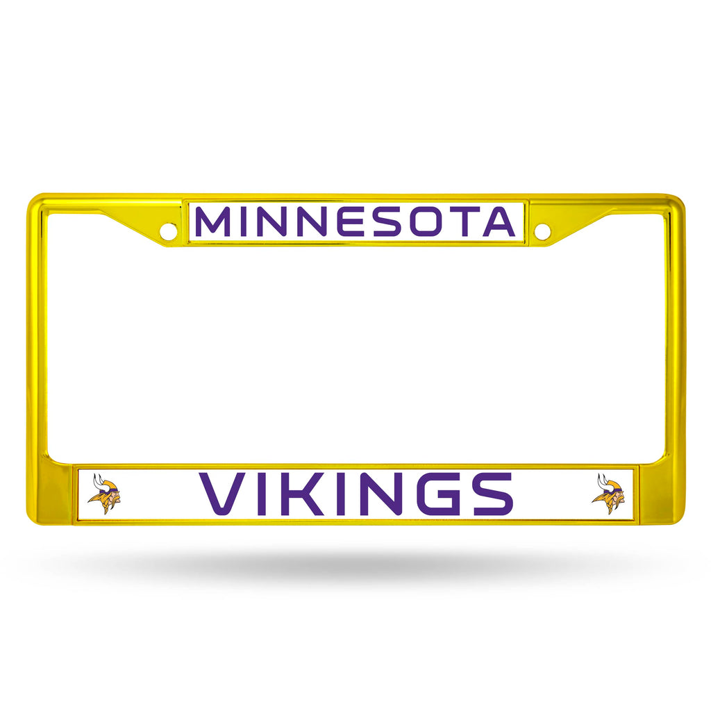 Minnesota Vikings Chrome License Frame