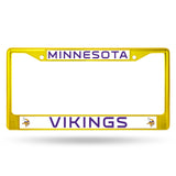 Minnesota Vikings Chrome License Frame