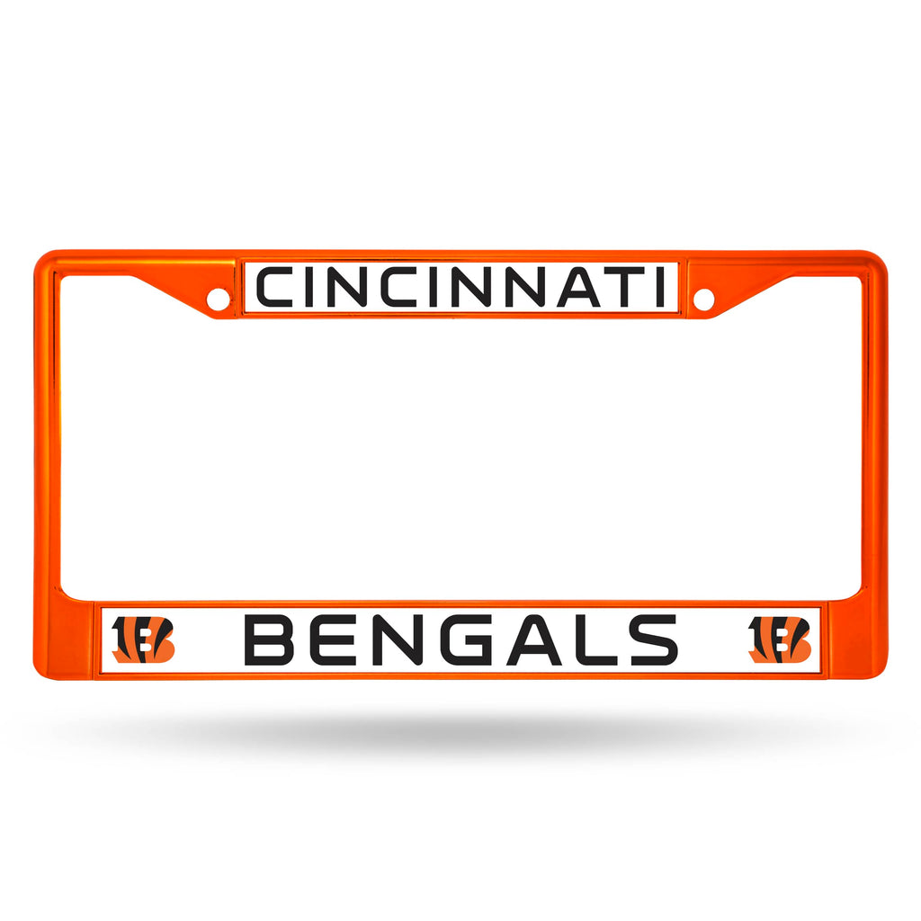 Cincinnati Bengals Chrome License Frame - Colored