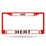 Miami Heat Chrome License Frame