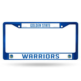 Golden State Warriors Chrome License Frame