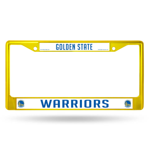 Golden State Warriors Chrome License Frame