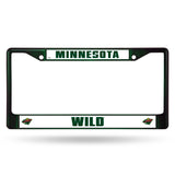 Minnesota Wild Chrome License Frame