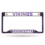 Minnesota Vikings Chrome License Frame