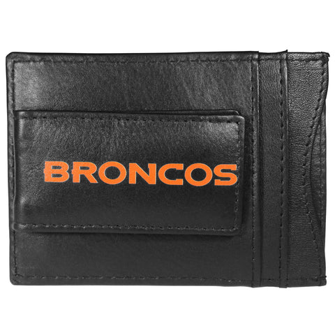 Denver Broncos Logo Leather Cash & Cardholder